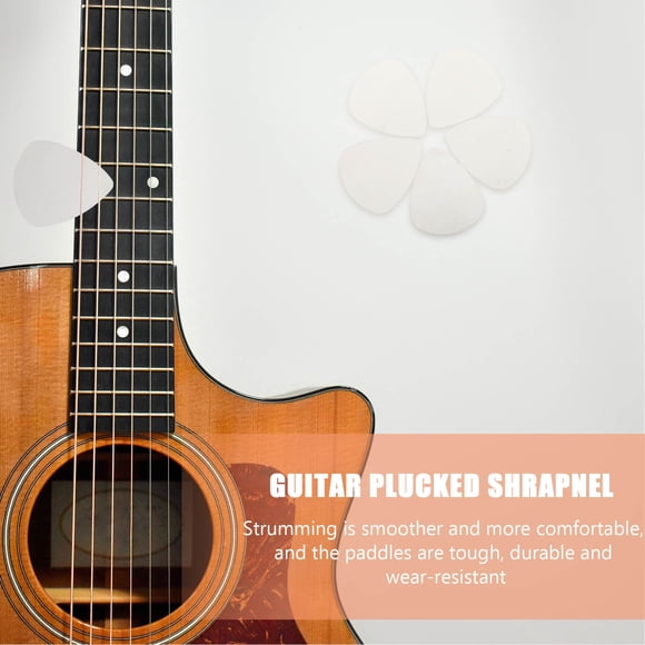 AURARMLET 10Pcs Loud Sound Guitar Picks for Electric Guitars in Silver