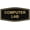 Black Gold, variant on Signs ByLITA Fancy Computer Lab Sign - Laser-Engraved Lettering | Durable ABS Plastic | Vibrant Colors | Powerful Foam Tape (Brushed Gold) - Small