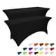 thumbnail image 1 of Mantel IVAPUPU, paquete de 2 unidades, 6 pies, para mesa rectangular, negro, 1 of 6