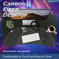thumbnail image 6 of CL.HPAHKL 39.4 Inch Gaming Table, Ergonomic PC Gaming Desk with Headphone Hook Z-Shaped Gaming Computer Desk with Adjustable Leveling Foot Spacious Desktop for Gamer Room, Workstation, Bedroom, Blue, 6 of 7