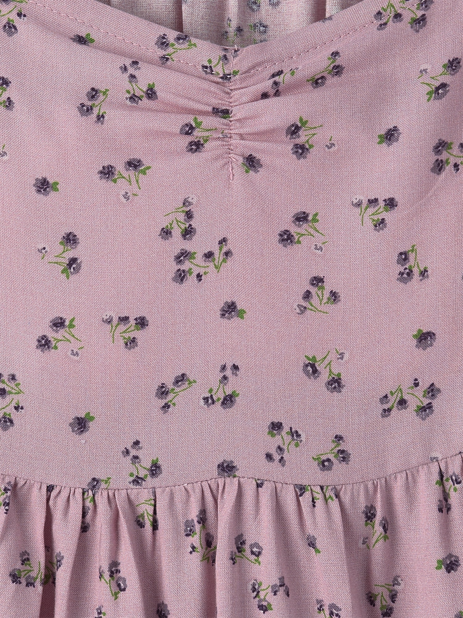 The Children's Place Girls Long Sleeve Floral Ruffle Dress, Sizes XS-XXL