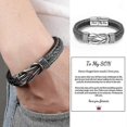 thumbnail image 1 of Pulsera Para Mi Hijo Para Mi Nieto,Te Amo Por Siempre Sujetador de Cuero Trenzado-Te Amo Por Siempre-para mi hijo-Código de modelo 10539 Te Amo Por Siempre para mi hijo, 1 of 5