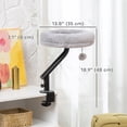thumbnail image 3 of PawHut Lit de Bureau pour Chat 360° Rotatif Hauteur Réglable pour Travail à Domicile, 3 of 10