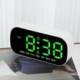 thumbnail image 2 of Digital Alarm Clock, LED Screen Multi Functional Electronic Alarm Clock With Adjustable Brightness, 12/24H Table Clock For Living Room, Bedroom(1pcs), 2 of 6