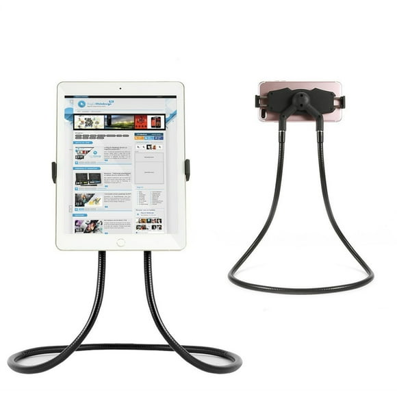 Adjustable Cell Phone Holder Universal Tablet Mobile Phone Stand Holder Lazy Neck Mount Bracket for 4-11in Smart Devices