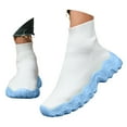 thumbnail image 3 of Leozcaa Womens Slip On Sneakers Women Walking Tennis Shoes Lightweight Casual Sneakers for Gym Travel Work, 3 of 9