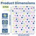 thumbnail image 2 of 3 Pieces Reusable Wet Bag for Swimsuit and Towels Large, Waterproof Wet Dry Bag Pouch with Zipper for Washable Diaper Clothes Toiletry Pool Gym Laundry Beach Travel Women, 2 of 7