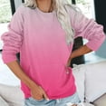 thumbnail image 3 of Sweatshirt for Women Crew Neck Loose Pullover Hoodies with Pocket Casual Long Sleeve Drop Shoulder Fall Blouse Tops Outfits Fashion Lightweight Clothes Trending Workout Tops, 3 of 6