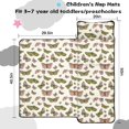 thumbnail image 5 of Butterfly Colorful Insect Pattern Teens Toddler Nap Mat with Pillow, Sleeping Mat Bag for Preschool Daycare 50"x20", 5 of 6