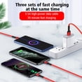 thumbnail image 4 of 3-In-1 Multi-Device Mobile Phone Charging Cable 3.5A High-Power Fast Charging 3 Times Speed-Up Charging Cable IOS/Type-C/Android Interface Digital Devices, 4 of 9