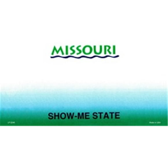 Missouri State Background Blanks Flat- Automotive License Plates Blanks for Customizing