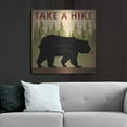 thumbnail image 6 of Luxe Metal Art 'Take A Hike Black Bear' by Ryan Fowler, Metal Wall Art, 36"x36", 6 of 9