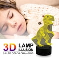 thumbnail image 2 of Juguetes para niños de 5 años, luz nocturna de dinosaurio, regalo de cumpleaños para niñas de 3 a 9 años, lámpara LED 3D regulable, luz nocturna de juguete para niños., 2 of 4