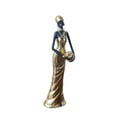 thumbnail image 4 of Estatua de mujer tribal africana decorativa, figura de mujer multifuncional. Estilo A, 4 of 9