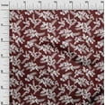 thumbnail image 3 of oneOone Georgette Viscose Maroon Fabric Tropical Craft Projects Decor Fabric Printed By The Yard 42 Inch Wide, 3 of 5