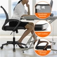 thumbnail image 5 of Topeakmart Manager's Chair with Lumbar Support & Reclining, 276 lb. Capacity, Black, 5 of 16