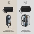 thumbnail image 6 of tomtoc Electronics Organizer Travel Case, Water Resistant Travel Bag Cable Organizer for Essentials, Tech Pouch Accessories Carry Storage for Cord, Phone, Cables, Airpods, USB Flash Drive, 6 of 10