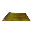 thumbnail image 2 of Ahgly Company Indoor Square Oriental Yellow Industrial Area Rugs, 7' Square, 2 of 4