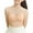 Beige, variant on Young Girl's Bras Teen Wirefree Light Padded Bra Breathable Training Bra Adjustable Straps Crop Cami Bras for Age 14-18