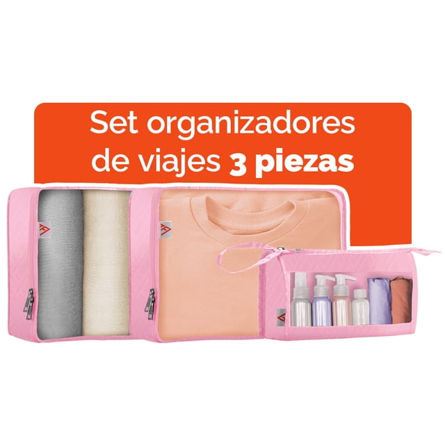 Organizadores de viaje para maletas bolsas organizadoras paquete 3 piezas ideal para maleta carry-on de mano esenciales para viaje Travel organizer Armored Travel