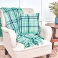 thumbnail image 3 of McKinley Plaid Cotton Quilted 50" x 60" Accent Throw Blanket, 3 of 4