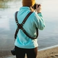 thumbnail image 1 of Camera Strap Accessories For Two-Cameras Dual Shoulder Leather Harness Multi Camera Gear For DSLR SLR Strap, 1 of 10