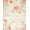 Ivory, Pattern 1, variant on ODIKA 5'x7' Machine Washable Non-Slip Area Rug, Contemporary Vertex Design with Peony and Abstract Capella High Traffic Rug, Ivory, 191477