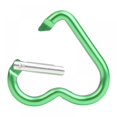 thumbnail image 2 of 20PCS Heart Shape Keychain Clips Mini Small Carabiner -Aluminum Durable Quick Release Auto Locking D-shape Spring Loaded Clip for for Home Rv Camping Fishing Hiking Traveling and Sports, 2 of 6