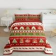 thumbnail image 2 of jejeloiu Sweet Christmas Dessert Full Size Comforter Sets,Merry Xmas Bedding Comforter Set,Happy New Year Bedding Sets For Boys Girls,Lightweight Bedroom Decoration Reversible,3pcs, 2 of 8