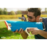 SPYRA Manual Water Blaster, Outdoor Squirt Gun for Pool Games, SpyraLX, Blue
