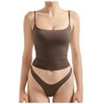 thumbnail image 1 of Camiseta sin mangas sexy de cuello cuadrado y tirantes ajustables para mujer - XS-XL, 1 of 7