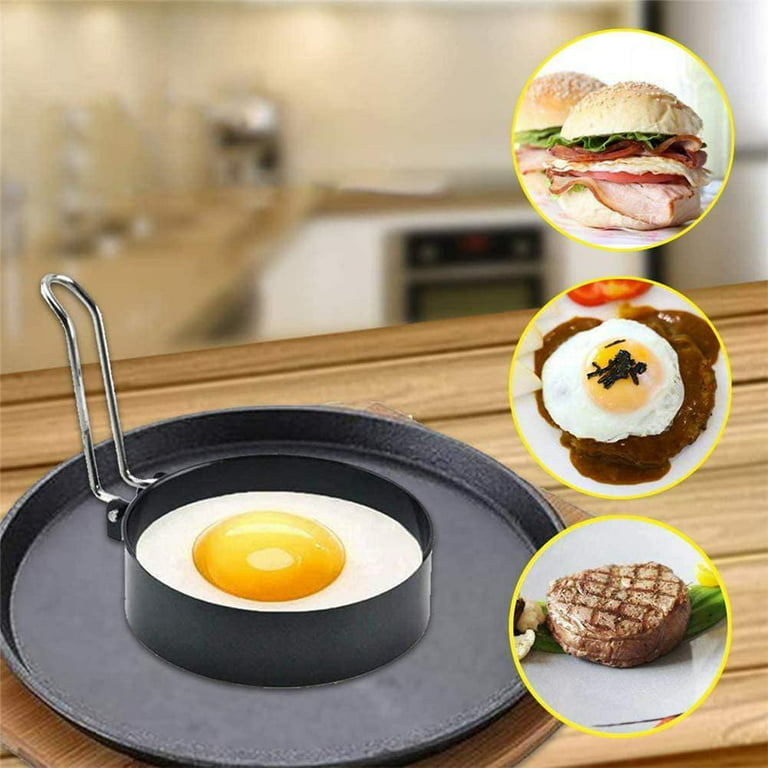 1pcs 4 Hole Silicone Omelette Mold Multi-Shape Shaper Egg Omelette