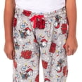 thumbnail image 3 of Peanuts Pajama Pants Men's Snoopy Christmas Lights Lounge Bottoms, 3 of 5