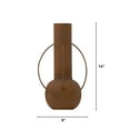 thumbnail image 3 of Nearly Natural 14" Contemporary Metal Vase, 3 of 3