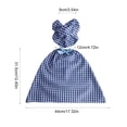 thumbnail image 4 of AuroraX Porch Goose Summer Outfit 17-19 In Porch Goose Clothes Set 23" Checked Dress Front Porch Goose 23 inch Clothing Fall Summer Seasonal Decor, 4 of 6