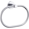 thumbnail image 1 of Angle Simple Towel Ring, Stainless Steel Swivel Hand Towel Holder Rack Hanger for Bathroom Kitchen Wall, Chrome, 1 of 8