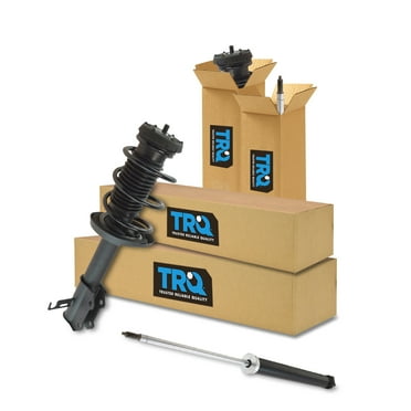 TRQ Front and Rear Complete Strut Assembly & Shock Absorber Kit Complete Strut & Coil Spring Assembly Fits Select 2011-2012 Chevrolet Cruze