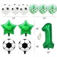 thumbnail image 3 of 1 Set Helium Foil Globos Football Balloons Birthday Party Decorations Kids Boy 32Inch Green Number Ball Soccer Sports Supplies (set-2,Other), 3 of 7
