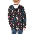 thumbnail image 2 of Xoenoiee Astronaut Space Planets Girls Boys Zip-Up Hoodies Kids Fall Winter Warm Sweatshirt Jacket with Pocket Youth Long Sleeve Shirt Top Teen Clothes Outfits, 11-13 Years, 2 of 7
