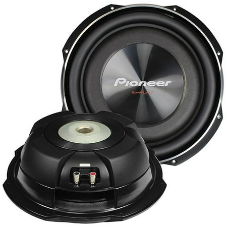 Pioneer 12 Inch Shallow Mount Woofer 1500w Max Svc 4 Ohm Black Audio Woofers