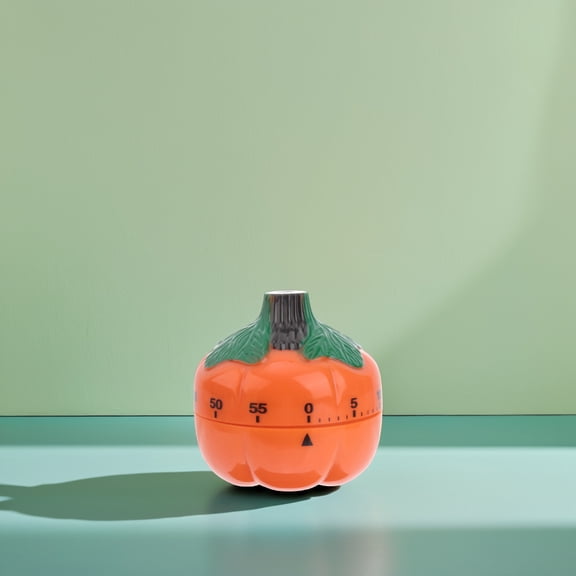 NICEXMAS Mechanical Cooking Kitchen Timer in Orange for Home Use No Battery Needed Baking Reminder