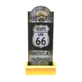 thumbnail image 1 of Black & White Historic Route 66 Metal Beer Opener, 1 of 1