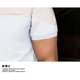 thumbnail image 5 of Camisetas de Manga Corta de los Hombres Casual Color Sólido Muesca Solapa Botón Arriba, Camiseta Transpirable para el Verano, 5 of 8
