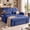 Blue, variant on avobird 54'' Pull Out Sofa Bed, Convertible Sleeper Couch for for Living Room, Side Desk, USB Ports, Cup Hold, Velvet Fabric, Adjustable Backrest, Dark Gray