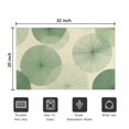 thumbnail image 5 of Green Tie Dye Overlay Pattern Door Rugs,Washable Non Slip Door Mats Indoor,Decorative Door Mats,Entry Mat Indoor for Entrance,Bedroom,Kitchen,Bathroom,20"x32", 5 of 6