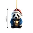 thumbnail image 3 of Christmas Tree Ornaments Festive Hanging Decorations Acrylic Xmas Tree Hanging Ornaments for Holiday Decorations, 3 of 5