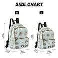 thumbnail image 2 of FORMRS Mini Backpack Purse for Women Travel Daypack Casual Shoulder Bag, Cute Cat Faces, 2 of 7