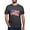 Dark Heather, variant on CafePress - American Flag Waving Men's Deluxe T Shirt - Mens Tri-blend T-Shirt