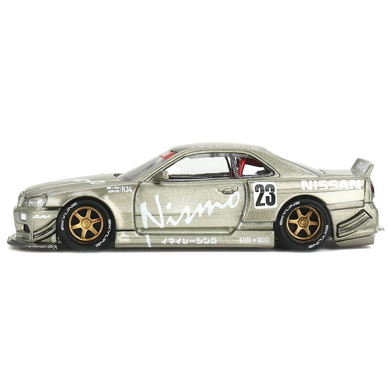 Kaido House x Mini GT Nissan Skyline GT-R R34 V4 - Walmart.com Kaido House x Mini GT Nissan Skyline GT-R R34 V4 - Walmart.com