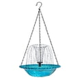 thumbnail image 2 of Rewenti Bloom Outdoor Garden Floating Hanging Solar Bird Feeder Birdbath Fountain Water Feature, 2 of 5